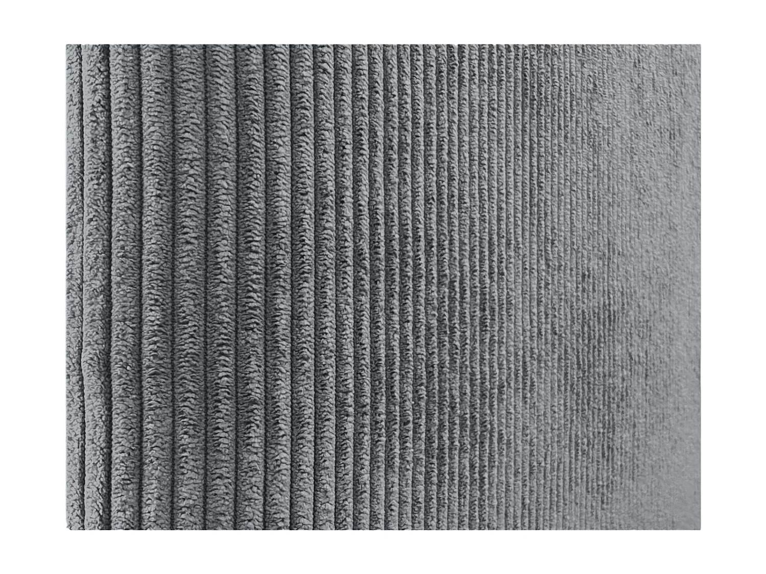 DHOME Premium Corduroy gestoffeerd hoofdeinde samengesteld uit verwisselbare zelfklevende panelen Luxe slaapkamer opgevuld (donkergrijs, 120cm)