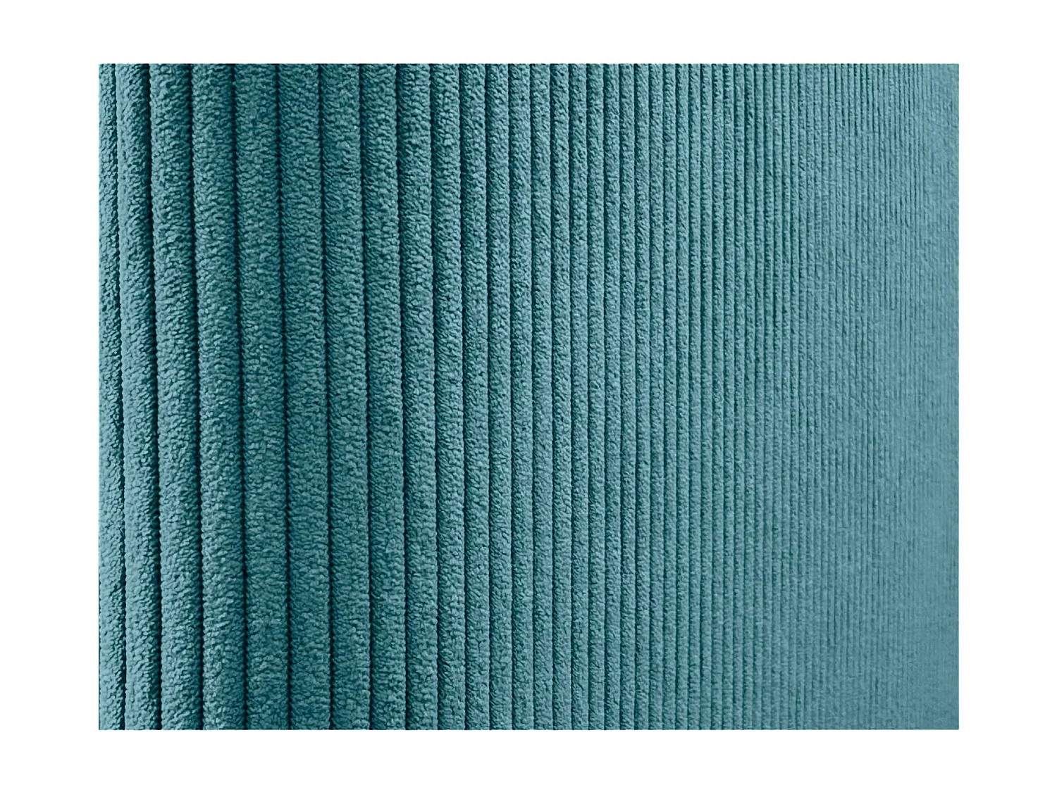 DHOME Premium Corduroy gestoffeerd hoofdeinde samengesteld uit verwisselbare zelfklevende panelen Luxe slaapkamer opgevuld (Turquoise,80cm)