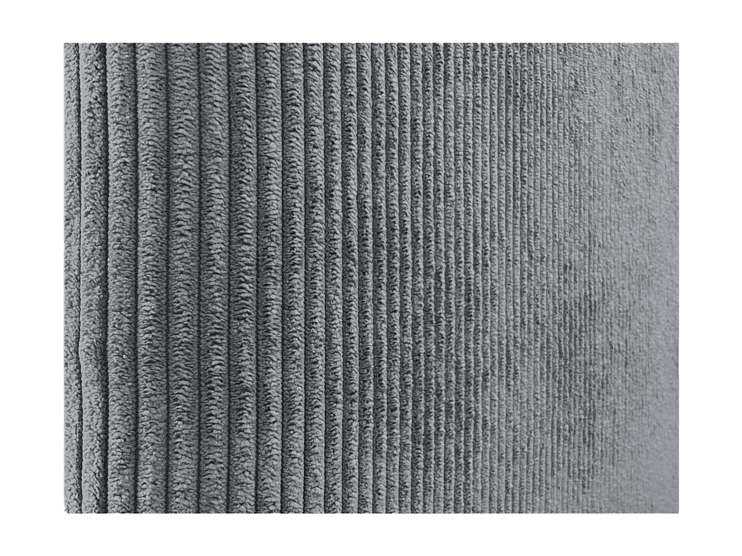 DHOME Premium Corduroy gestoffeerd hoofdeinde samengesteld uit verwisselbare zelfklevende panelen Luxe slaapkamer opgevuld (donkergrijs, 90cm)