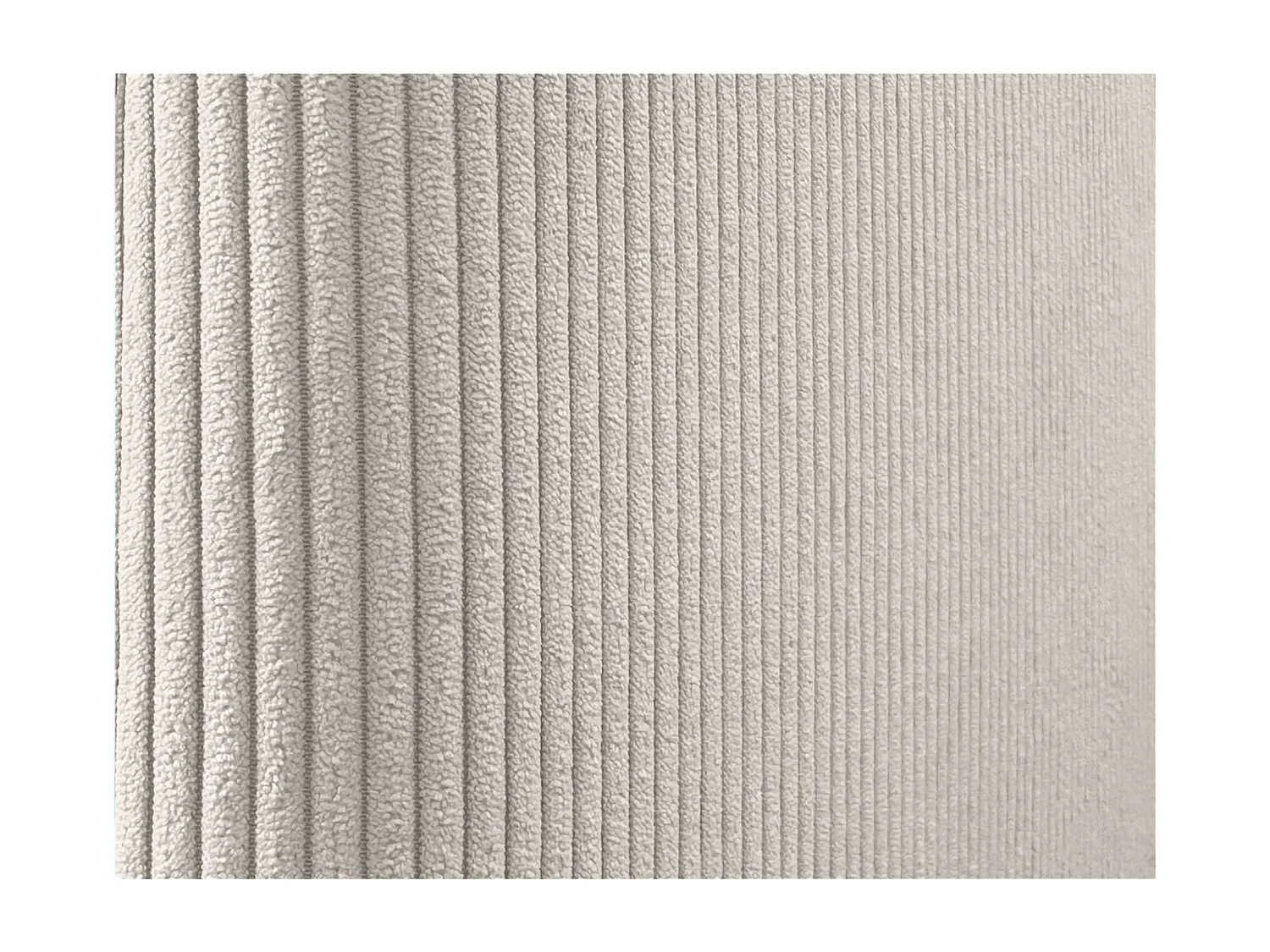 DHOME Premium Corduroy gestoffeerd hoofdeinde samengesteld uit verwisselbare zelfklevende panelen Luxe slaapkamer opgevuld (Bone White,95cm)