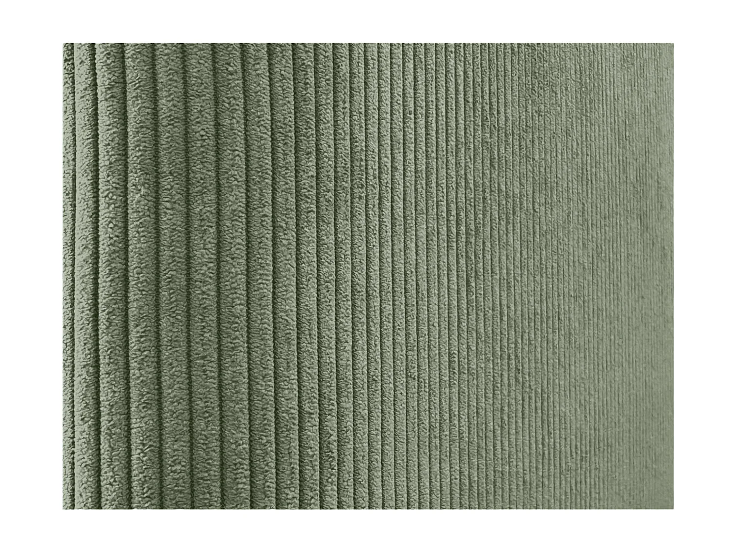 DHOME Tête de lit rembourrée en velours côtelé de qualité supérieure composée de panneaux autocollants interchangeables (vert jungle, 135 cm)