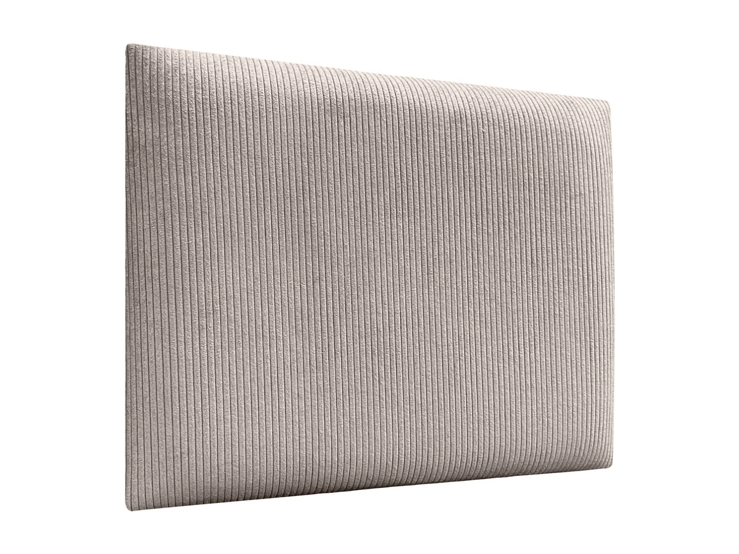 DHOME Tête de lit rembourrée en velours côtelé de qualité supérieure composée de panneaux autocollants interchangeables (marron, 190 cm)