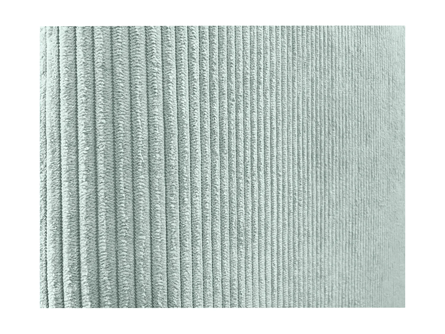 DHOME Tête de lit rembourrée en velours côtelé de qualité supérieure composée de panneaux autocollants interchangeables (vert aqua, 110 cm)