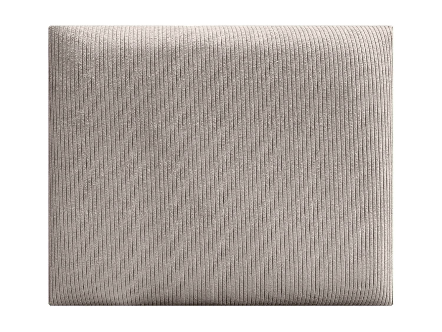 DHOME Tête de lit rembourrée en velours côtelé de qualité supérieure composée de panneaux autocollants interchangeables (marron, 160 cm)