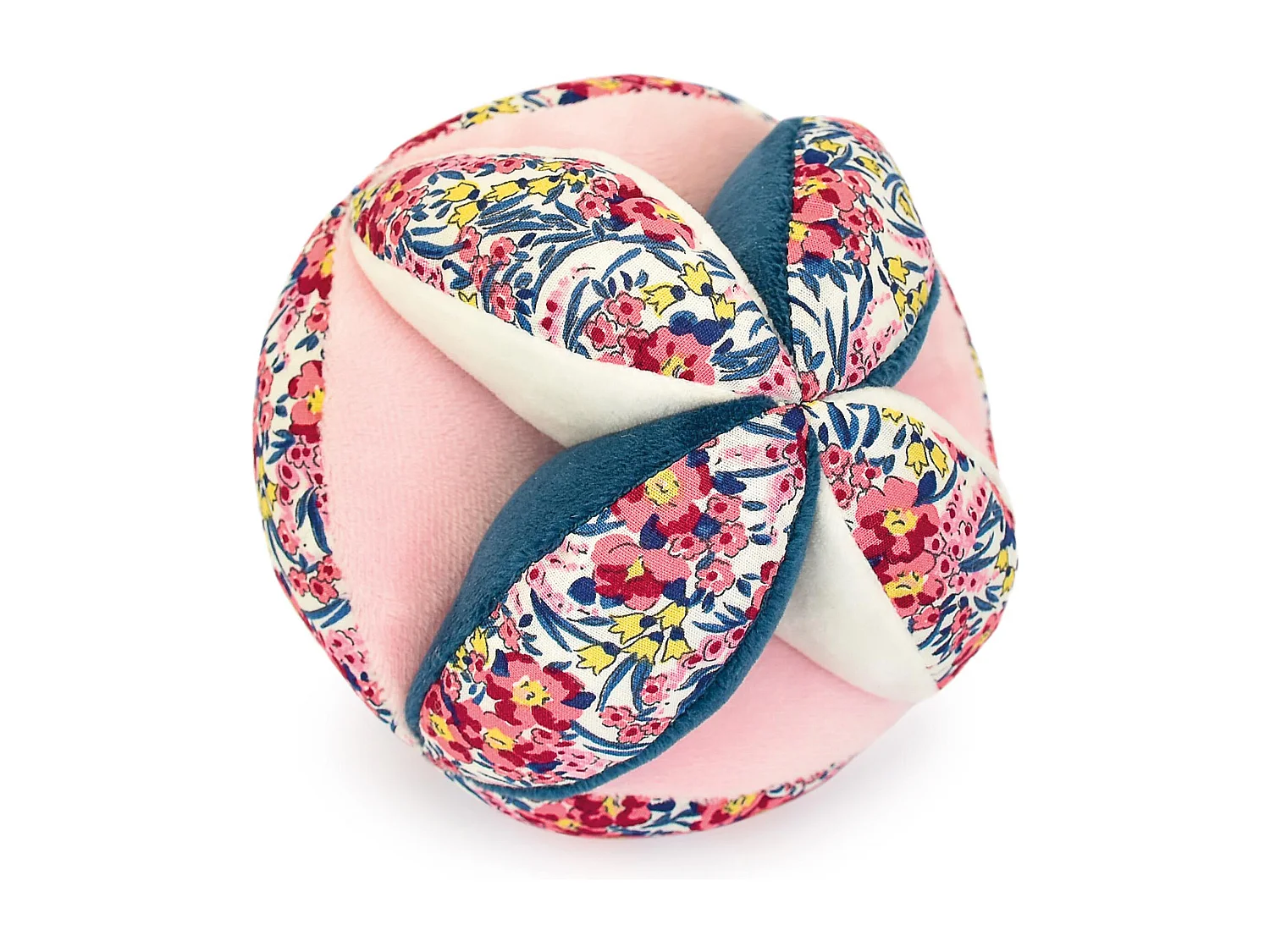 Balle sensorielle 15 cm polyester BOH'AIME faon rose multicolore
