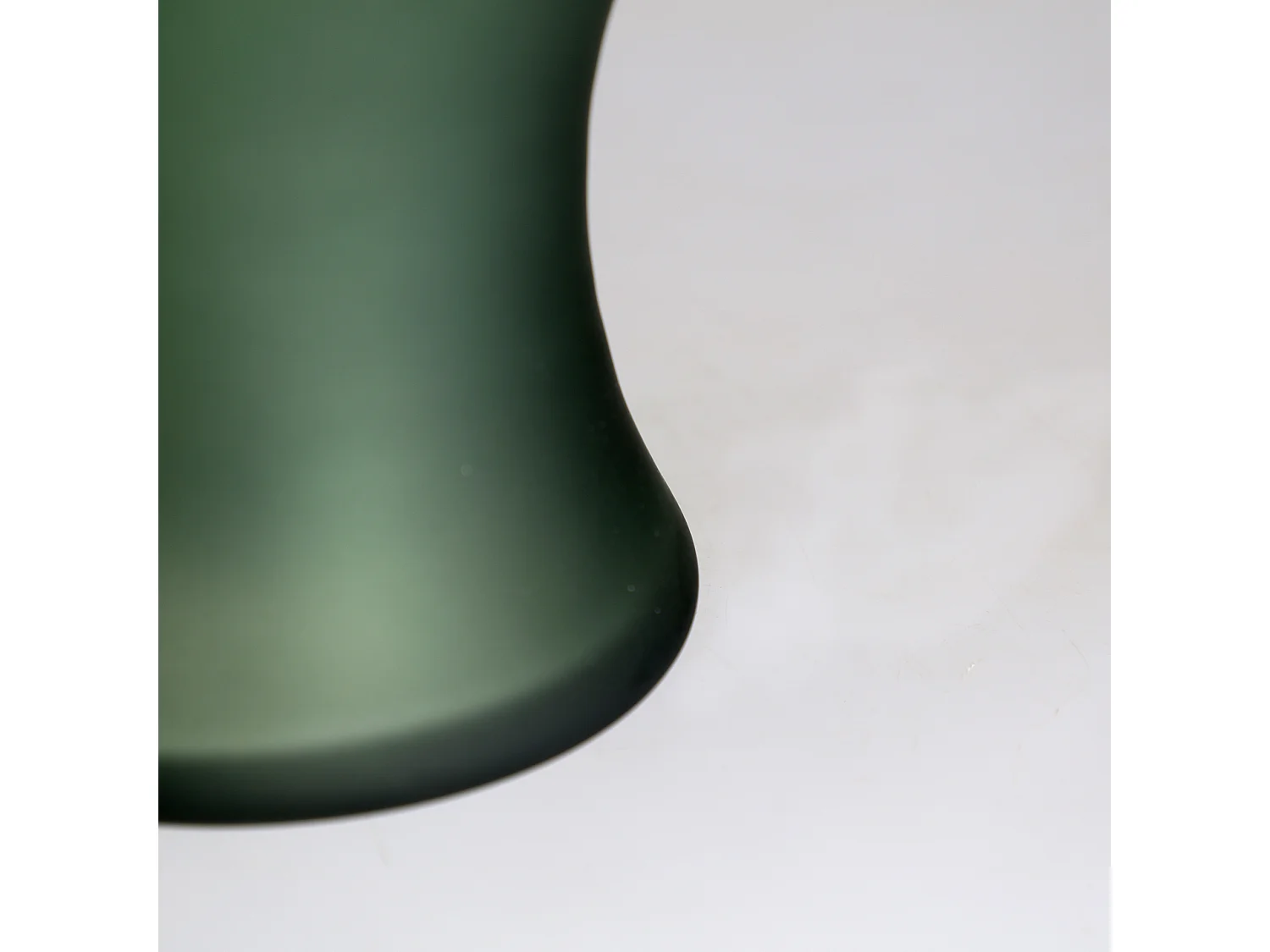 Vase en verre vert 17x17x17 cm