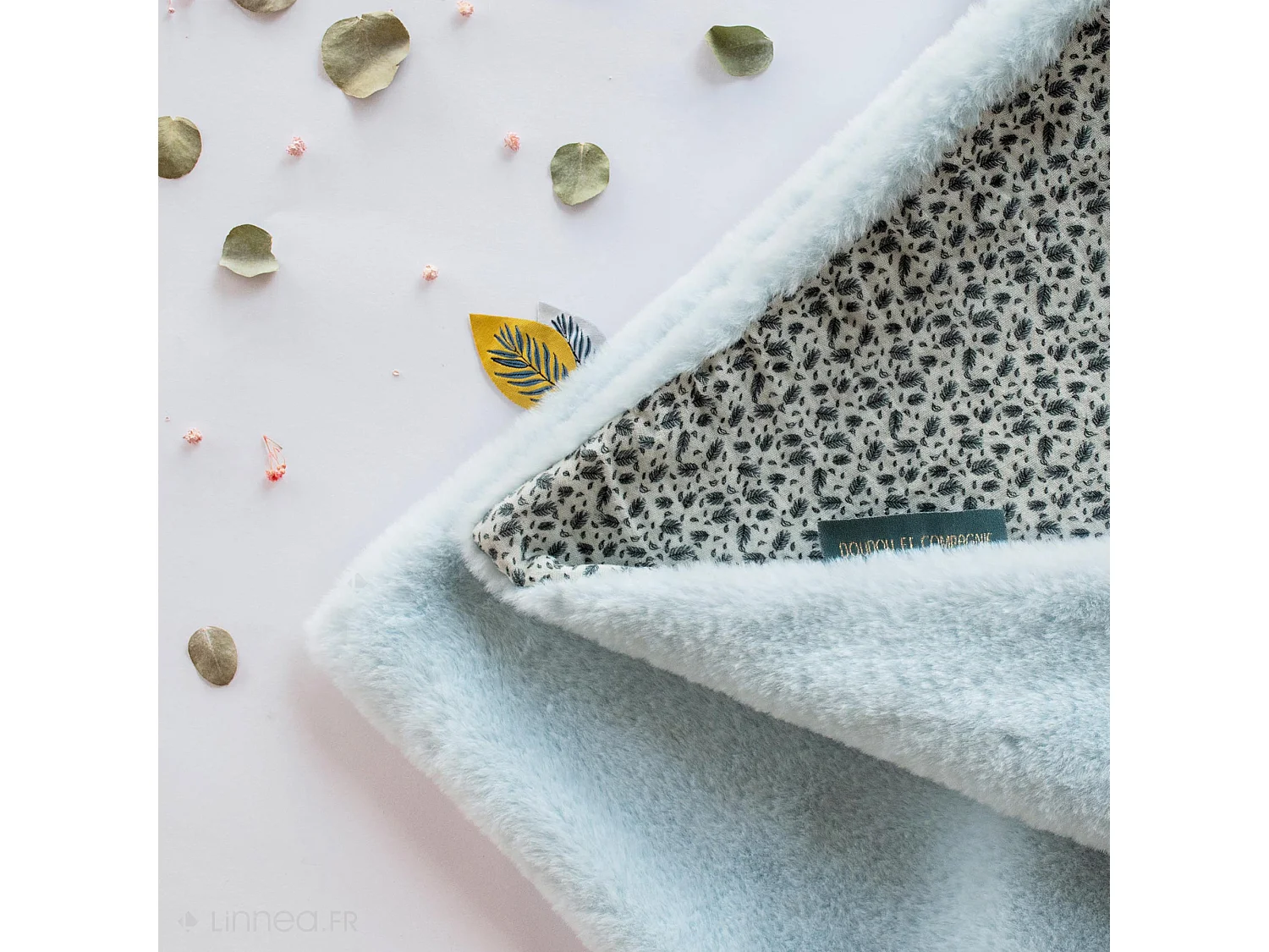 Plaid bébé 70x100 cm collection YOCA LE KOALA bleu