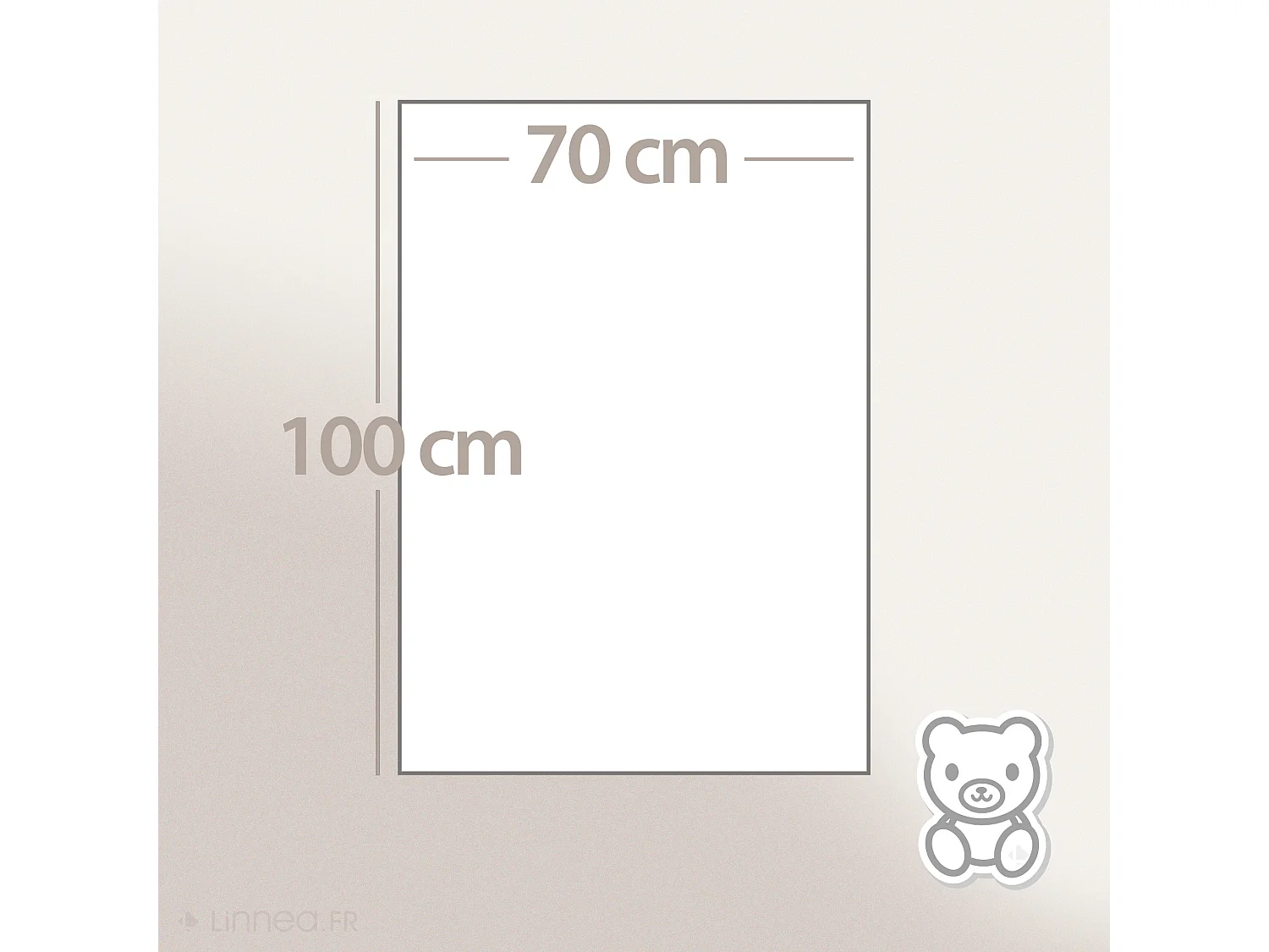 Plaid bébé 70x100 cm collection YOCA LE KOALA bleu