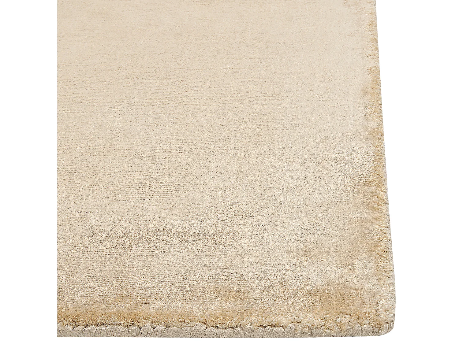 Vloerkleed viscose zandbeige 140 x 200 cm GESI II