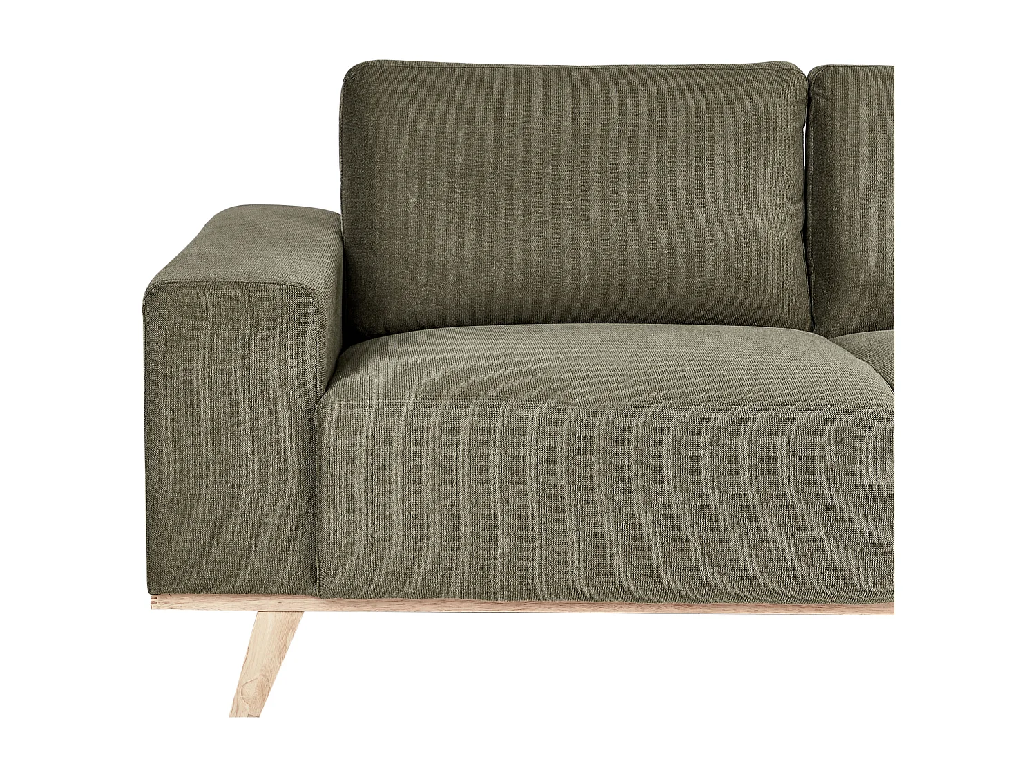 Hoekbank NORA Stof Groen 3-zitter Linkerzijde