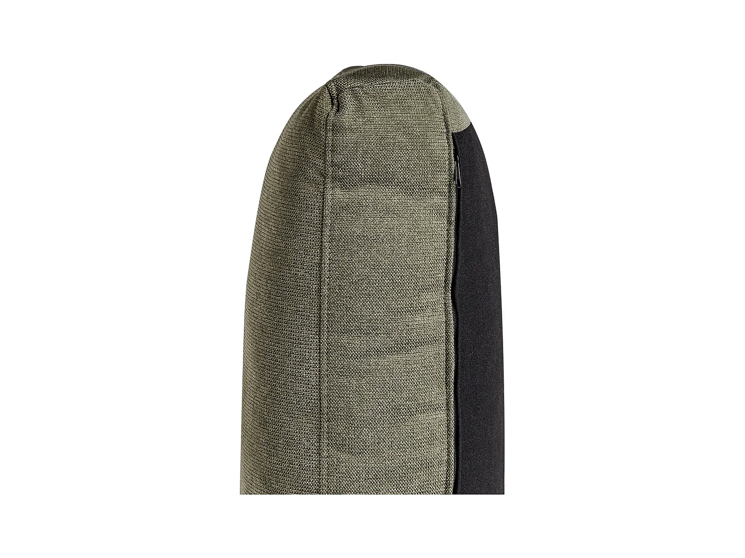 Canapé d'Angle à gauche Moderne en Tissu Polyester Pieds en Bois Clair Dossier avec Coussin Vert Nora