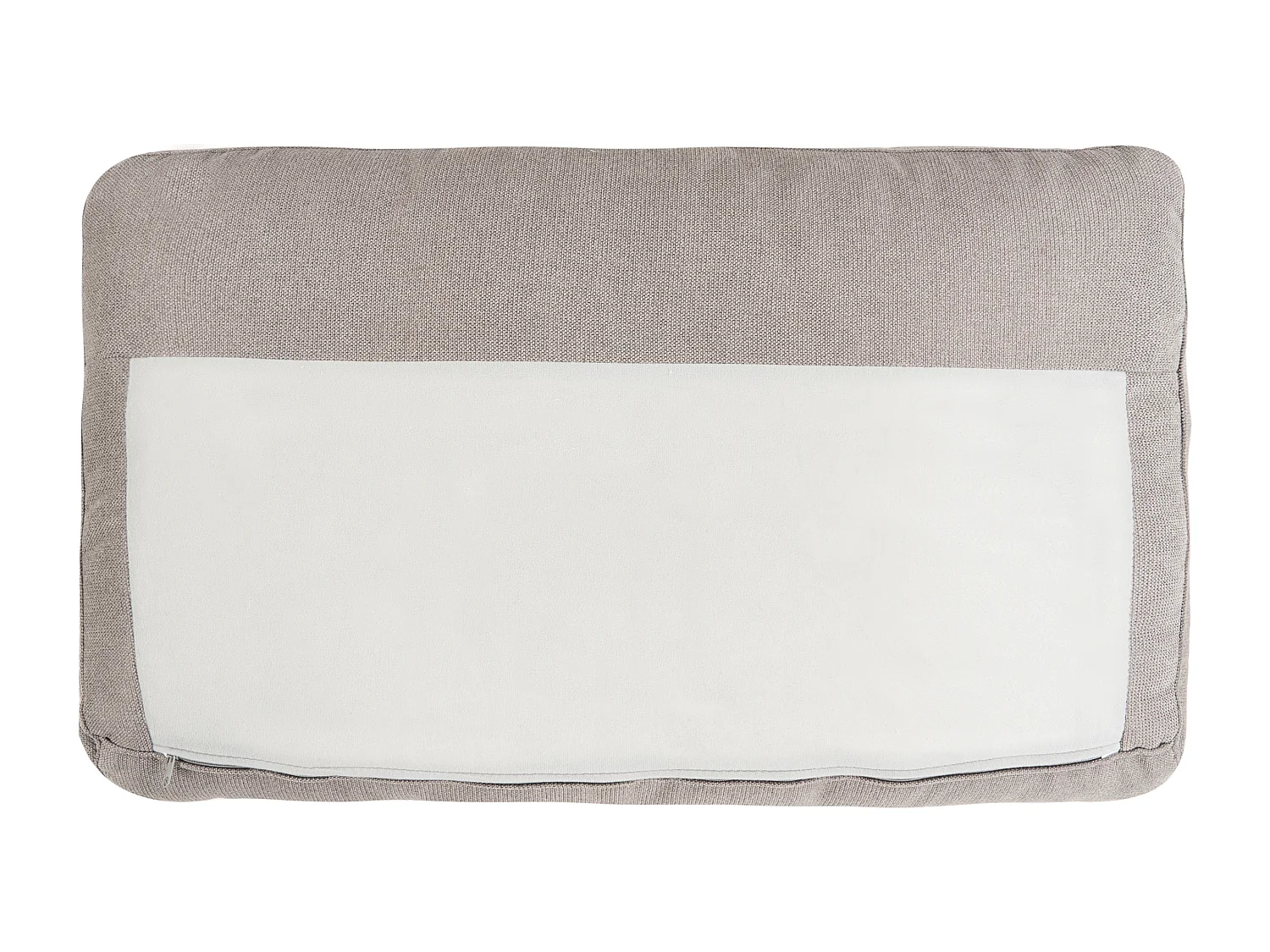 Canapé d'Angle à droite Moderne en Tissu Polyester Pieds en Bois Clair Dossier avec Coussin Taupe Nora