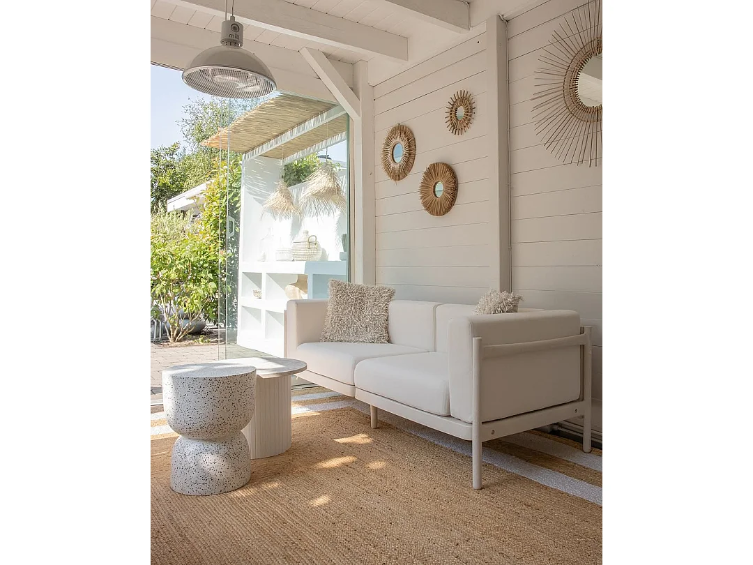 Gartensofa 2-Sitzer FERRETTI Hellbeige