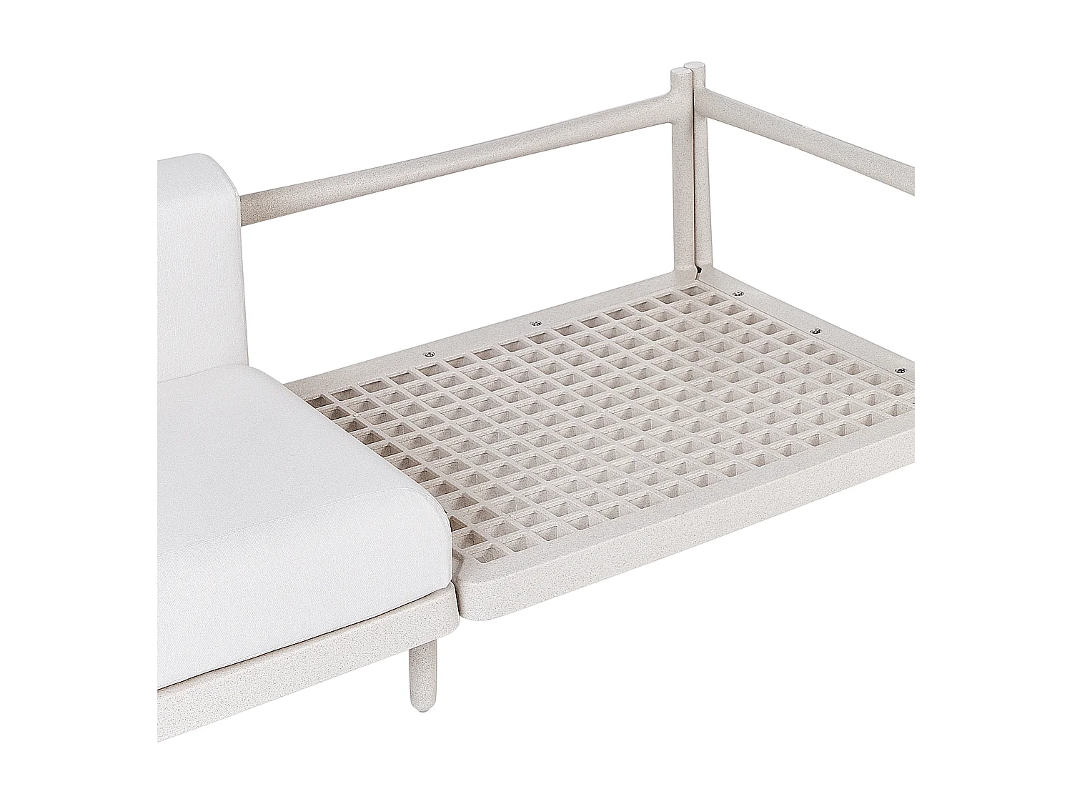 Canapé de jardin 2 places FERRETTI Beige clair