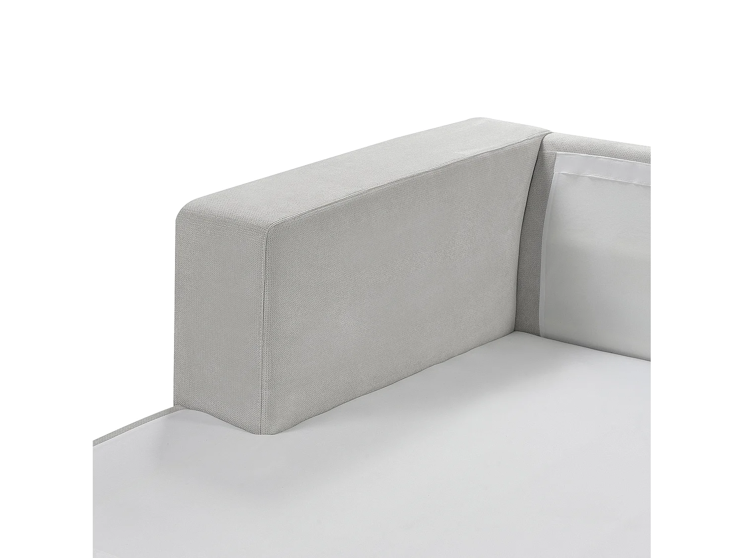 Narożnik LOFOTEN Jasnoszary dla 3 osób Prawostronny