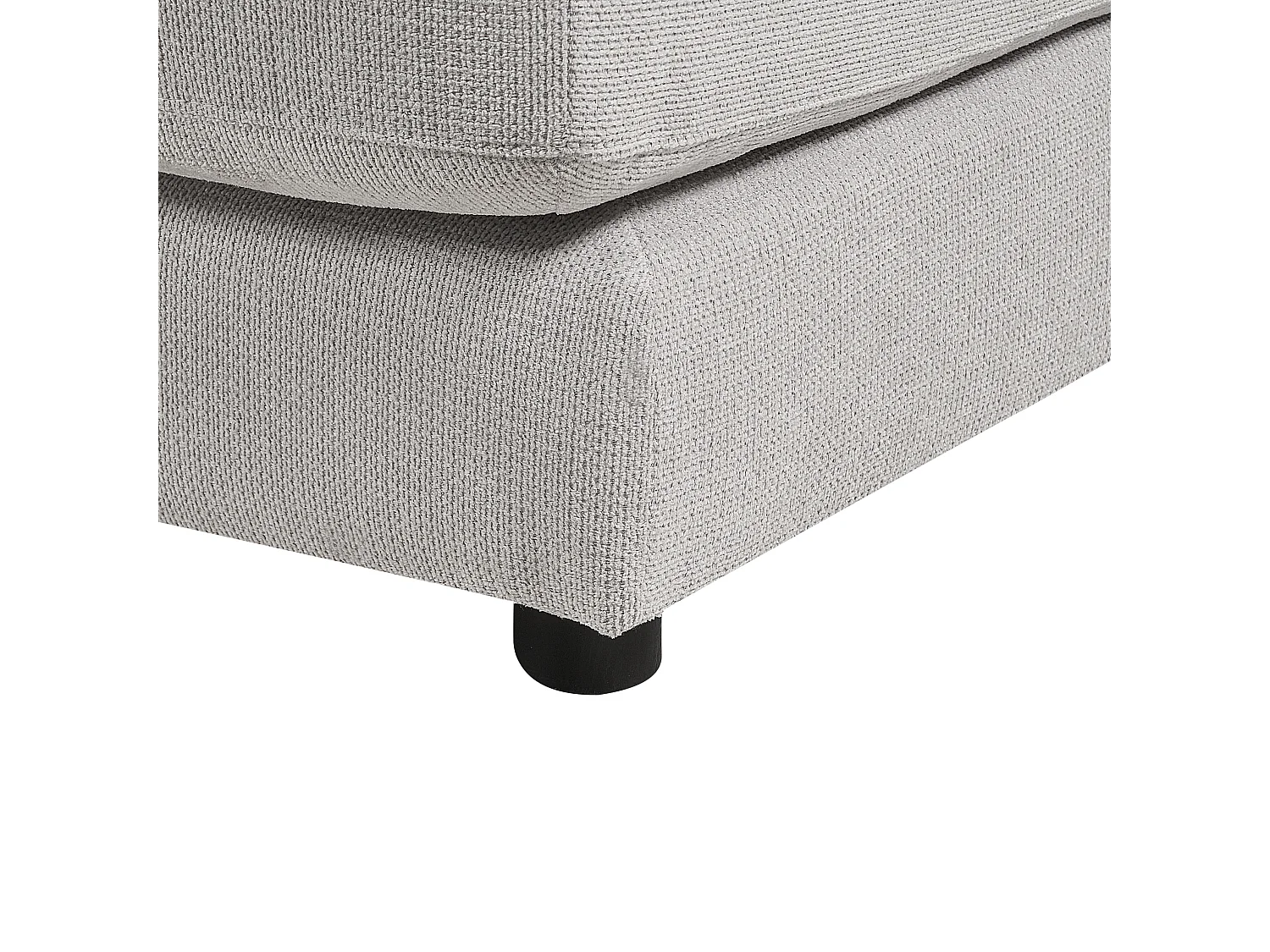 Divano angolare LOFOTEN Tessuto Grigio chiaro 3 posti Lato Sinistro