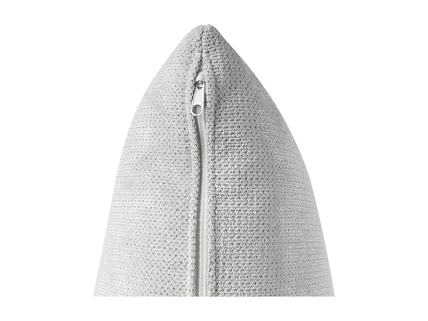 Canapé d'angle LOFOTEN Tissu Gris clair 3 places Côté gauche