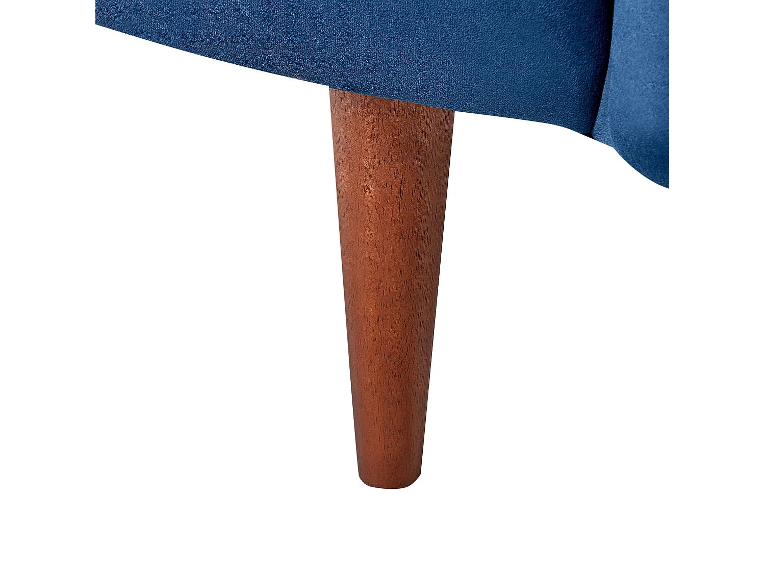 Chaise longue côté droit CHAUMONT Velours Bleu marine