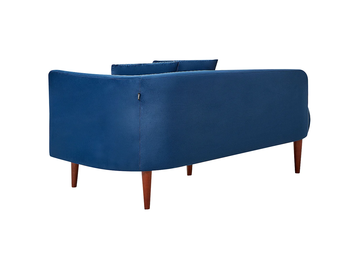Rechtszijdige chaise longue CHAUMONT Fluweel Marineblauw
