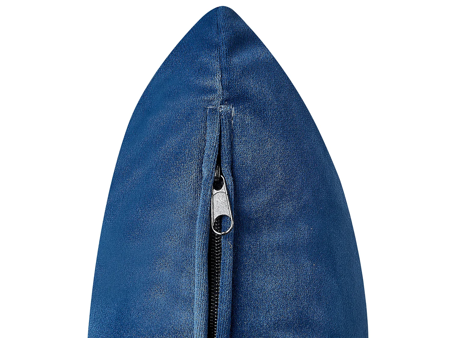 Rechtszijdige chaise longue CHAUMONT Fluweel Marineblauw