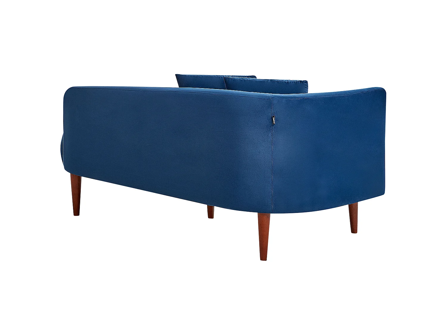 Chaise longue versione sinistra CHAUMONT Velluto Blu marino