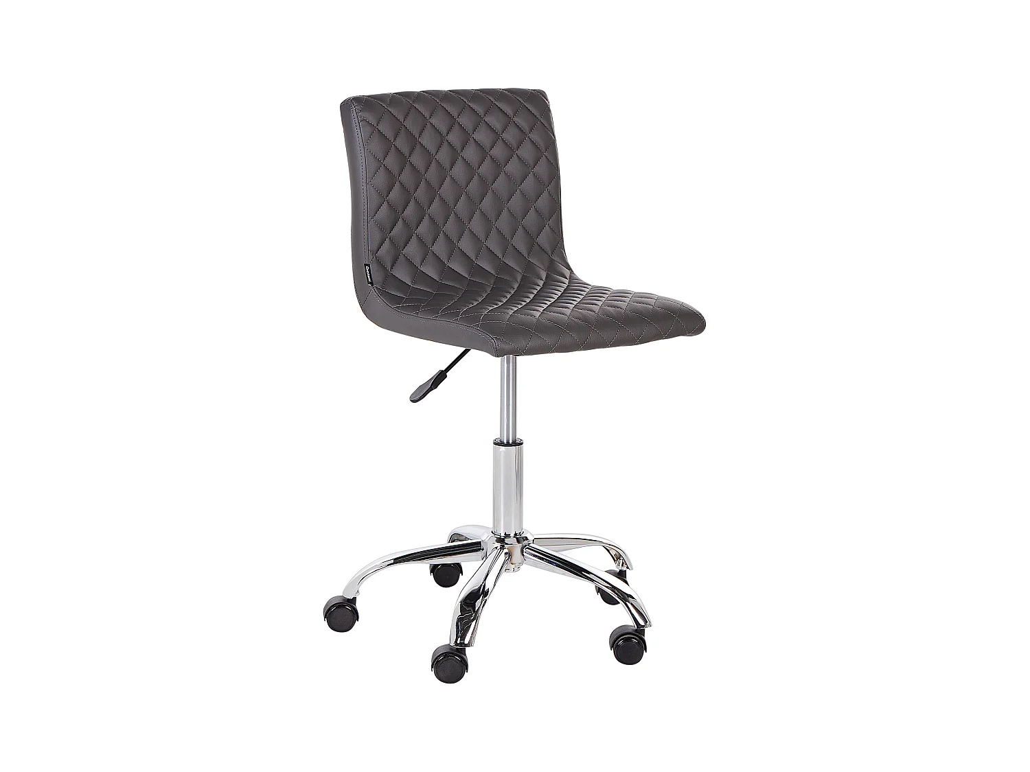 Chaise de bureau ORLANDO Cuir PU Gris foncé