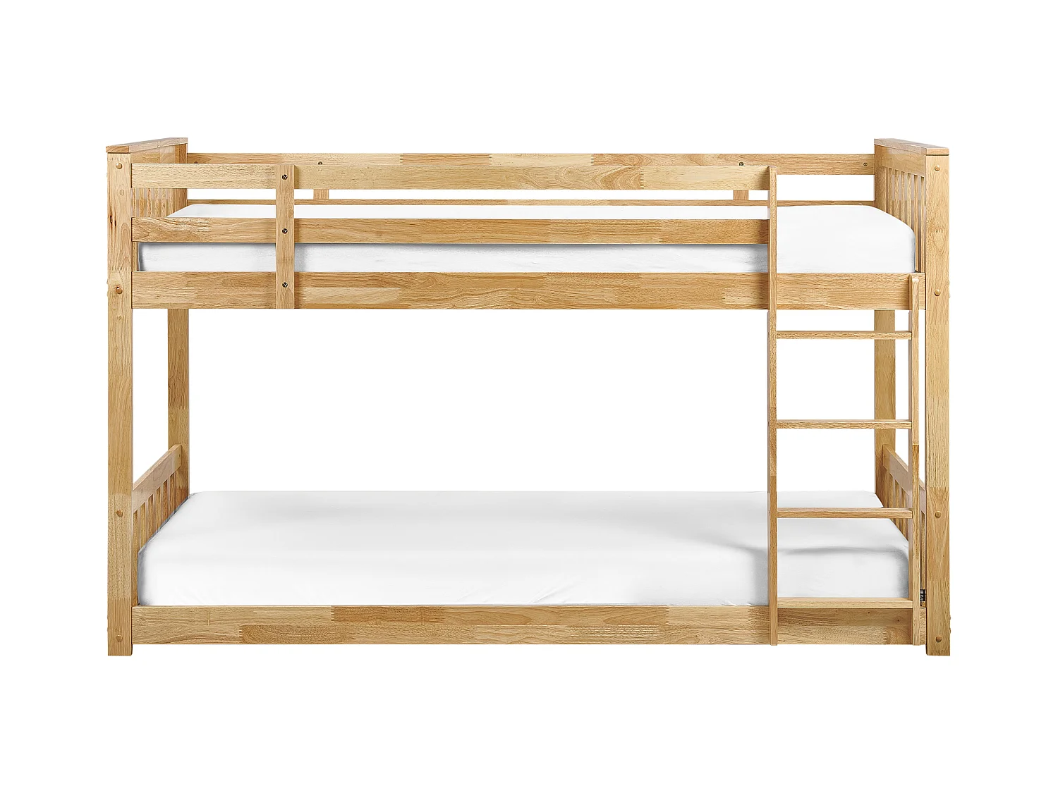 Lit superposé Bois LAZER 90 x 200 cm Marron clair