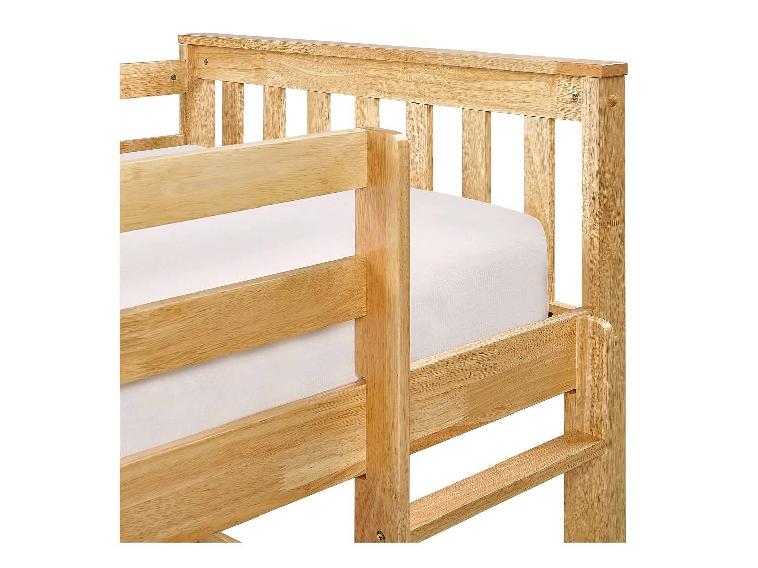 Lit superposé Bois LAZER 90 x 200 cm Marron clair