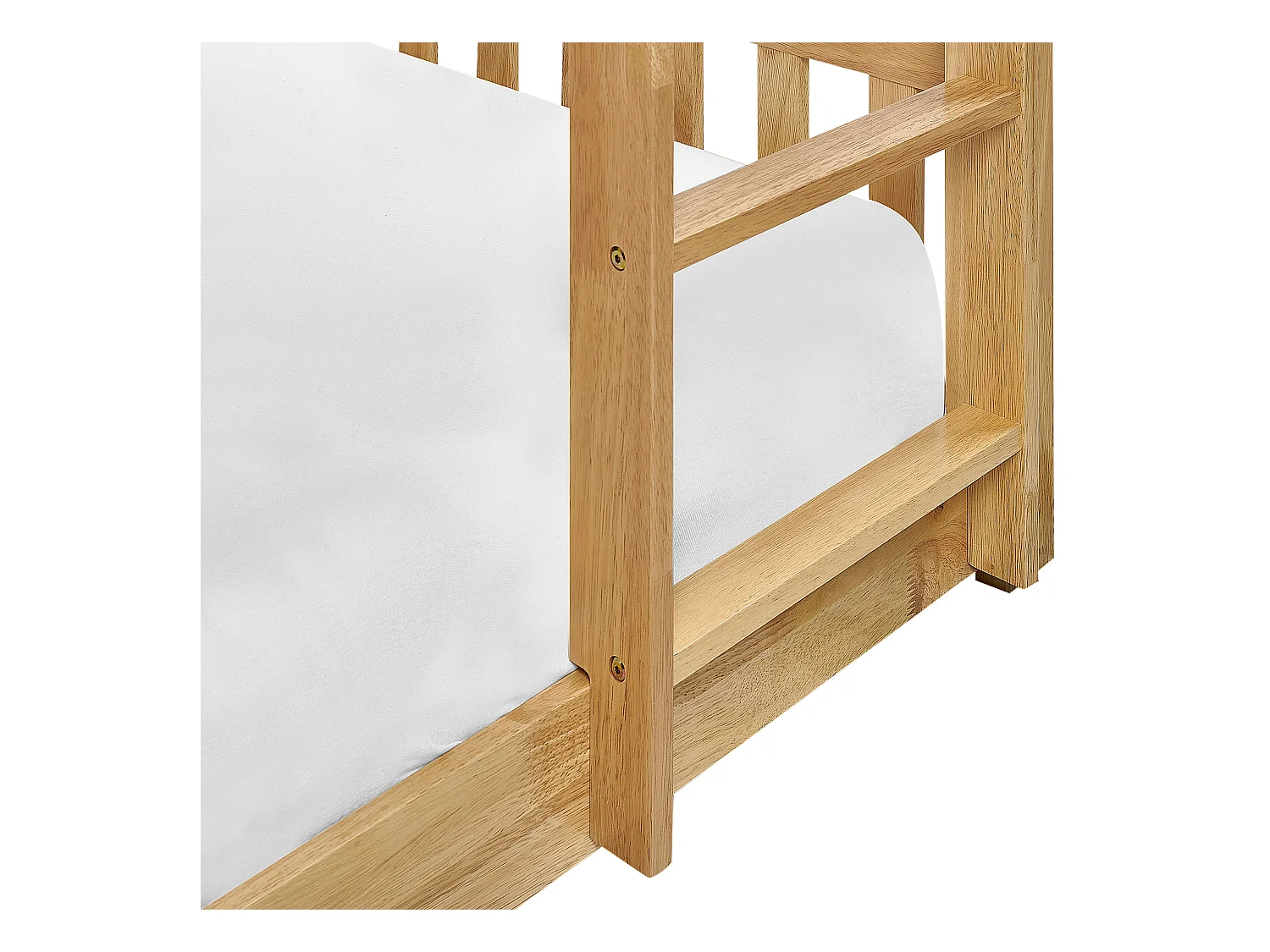 Lit superposé Bois LAZER 90 x 200 cm Marron clair