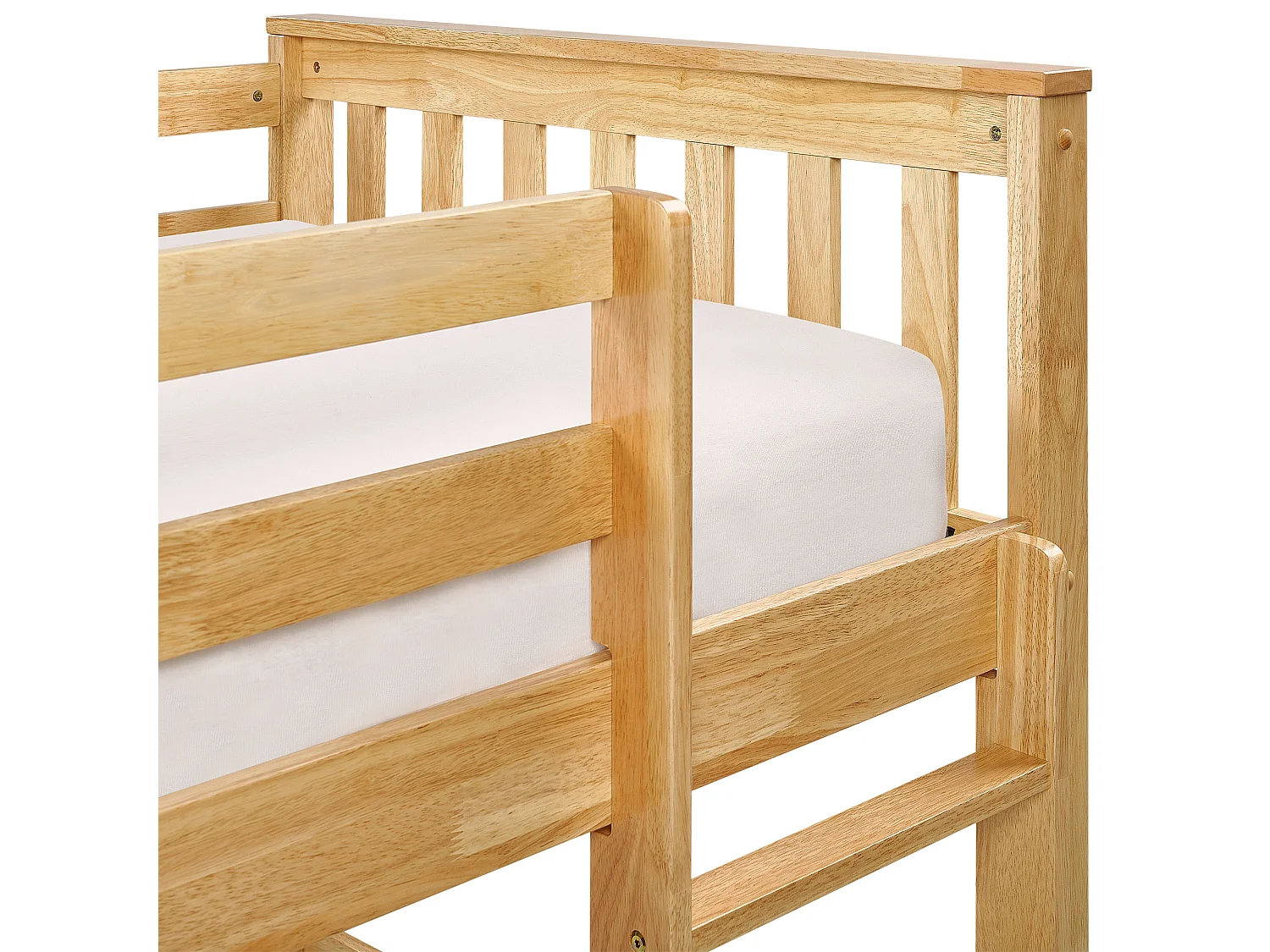 Hochbett Holz LAZER 90 x 200 cm Hellbraun