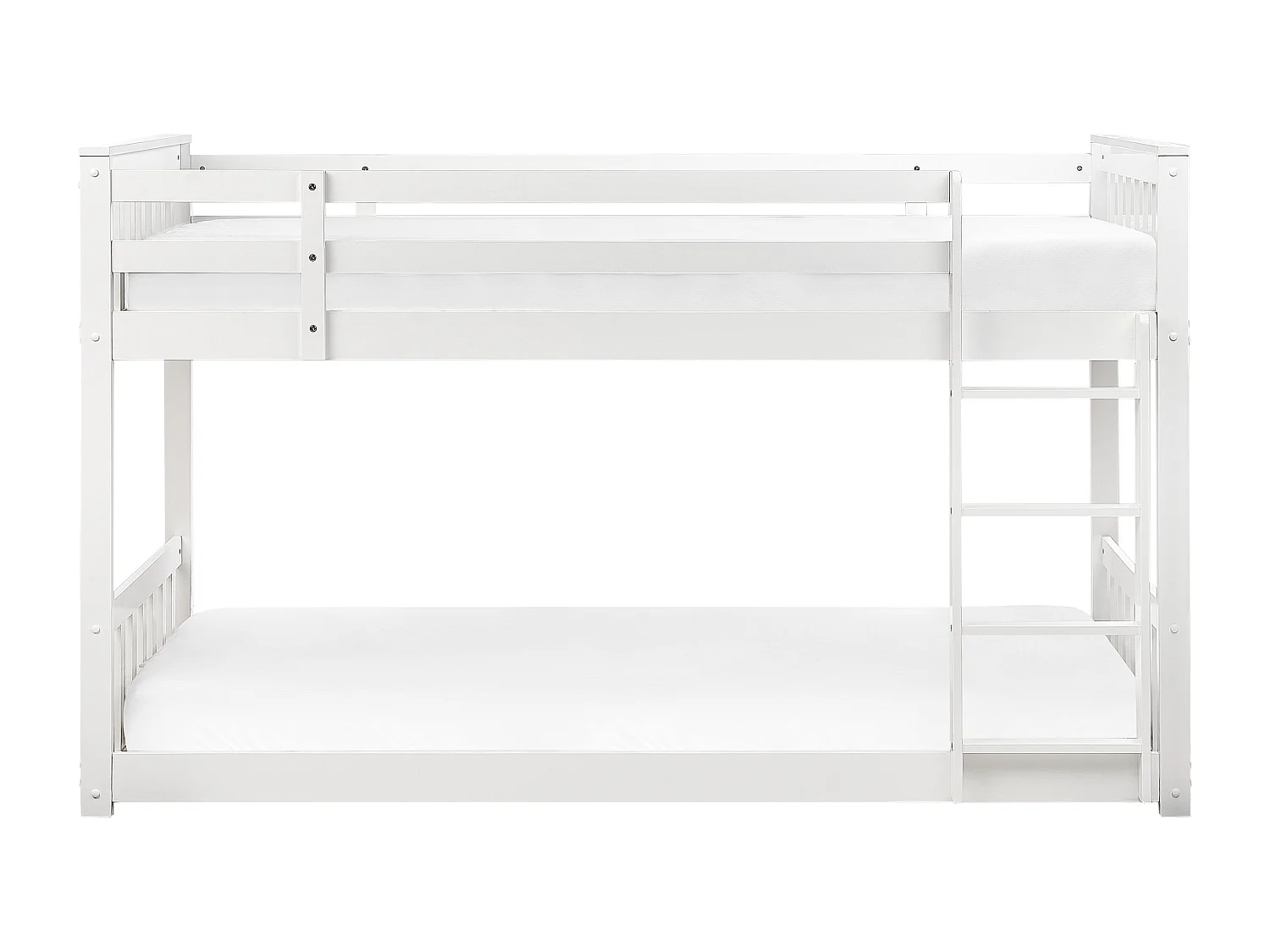 Lit superposé Bois LAZER 90 x 200 cm Blanc