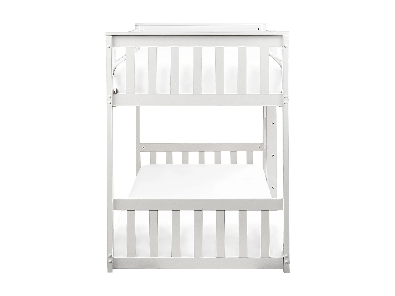 Lit superposé Bois LAZER 90 x 200 cm Blanc