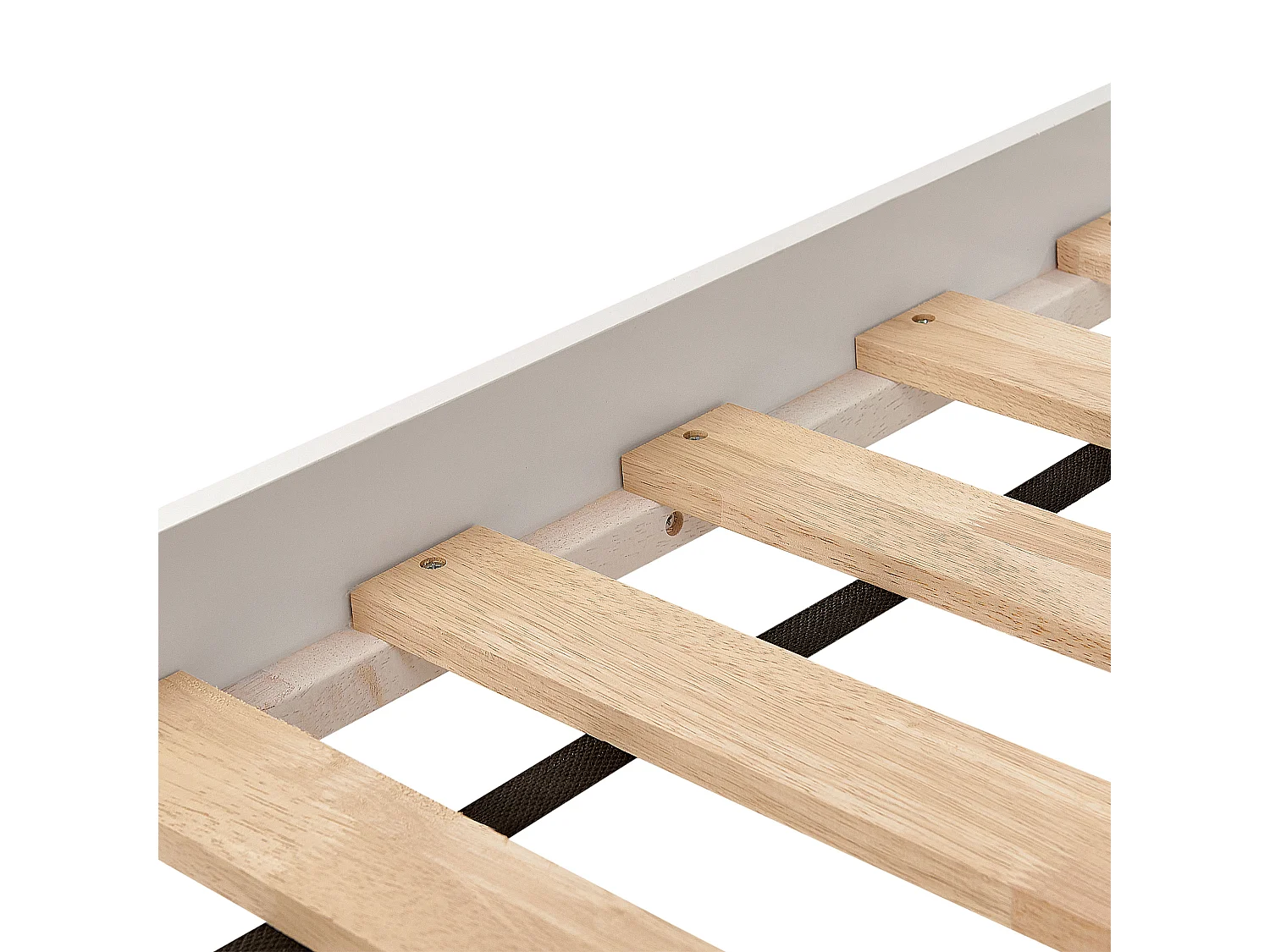 Lit superposé Bois LAZER 90 x 200 cm Blanc