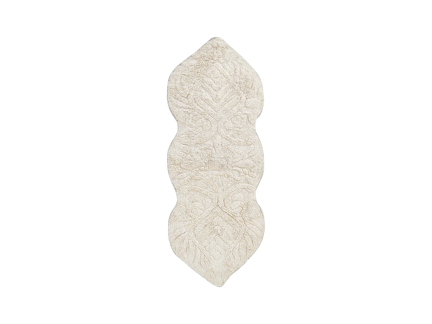 Tapis de bain CANBAR Beige clair 150 x 60 cm Coton