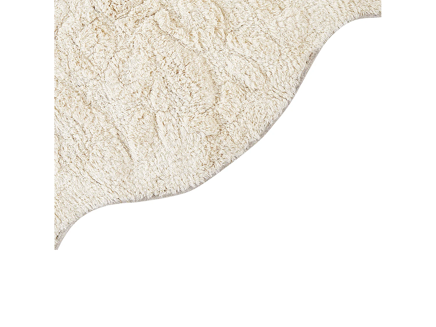 Tapis de bain CANBAR Beige clair 150 x 60 cm Coton