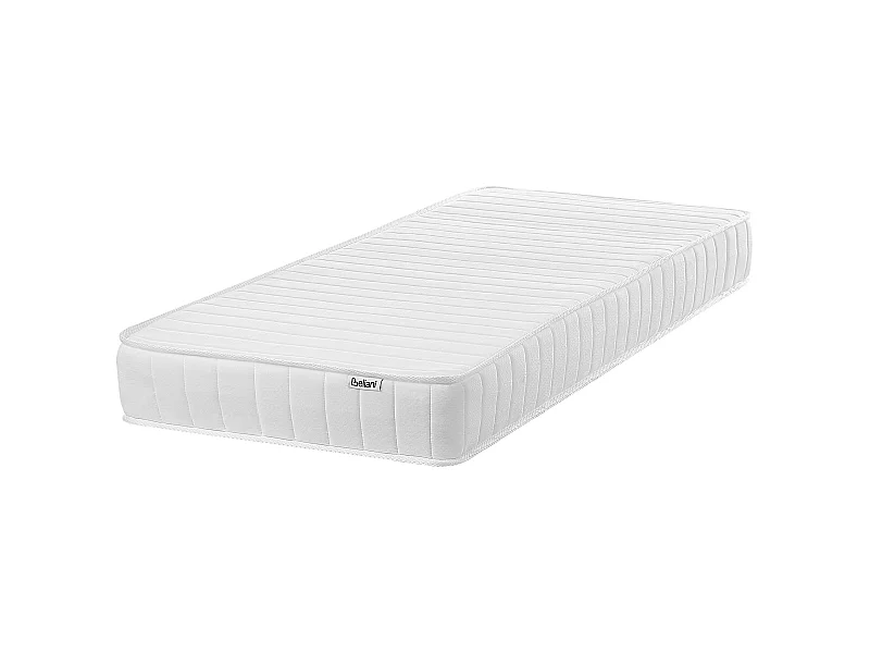 Matratze Taschenfederkern hart 80 x 200 cm weiß Memory Foam Füllung Snoozy