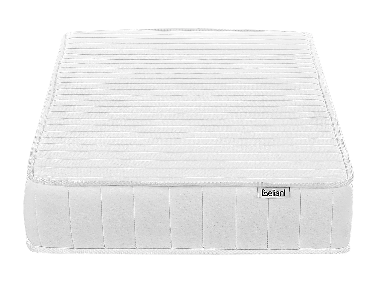 Matratze Taschenfederkern hart 80 x 200 cm weiß Memory Foam Füllung Snoozy