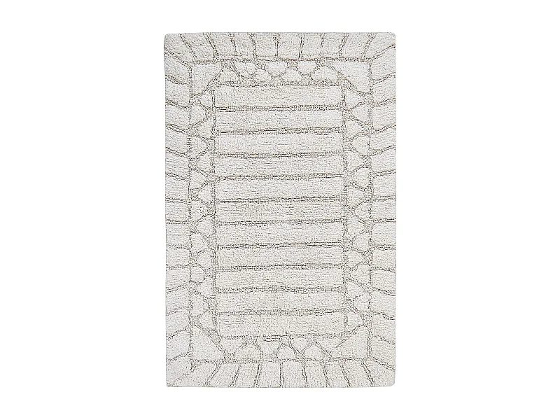 Tappetino per bagno cotone beige 60 x 90 cm TEKKE