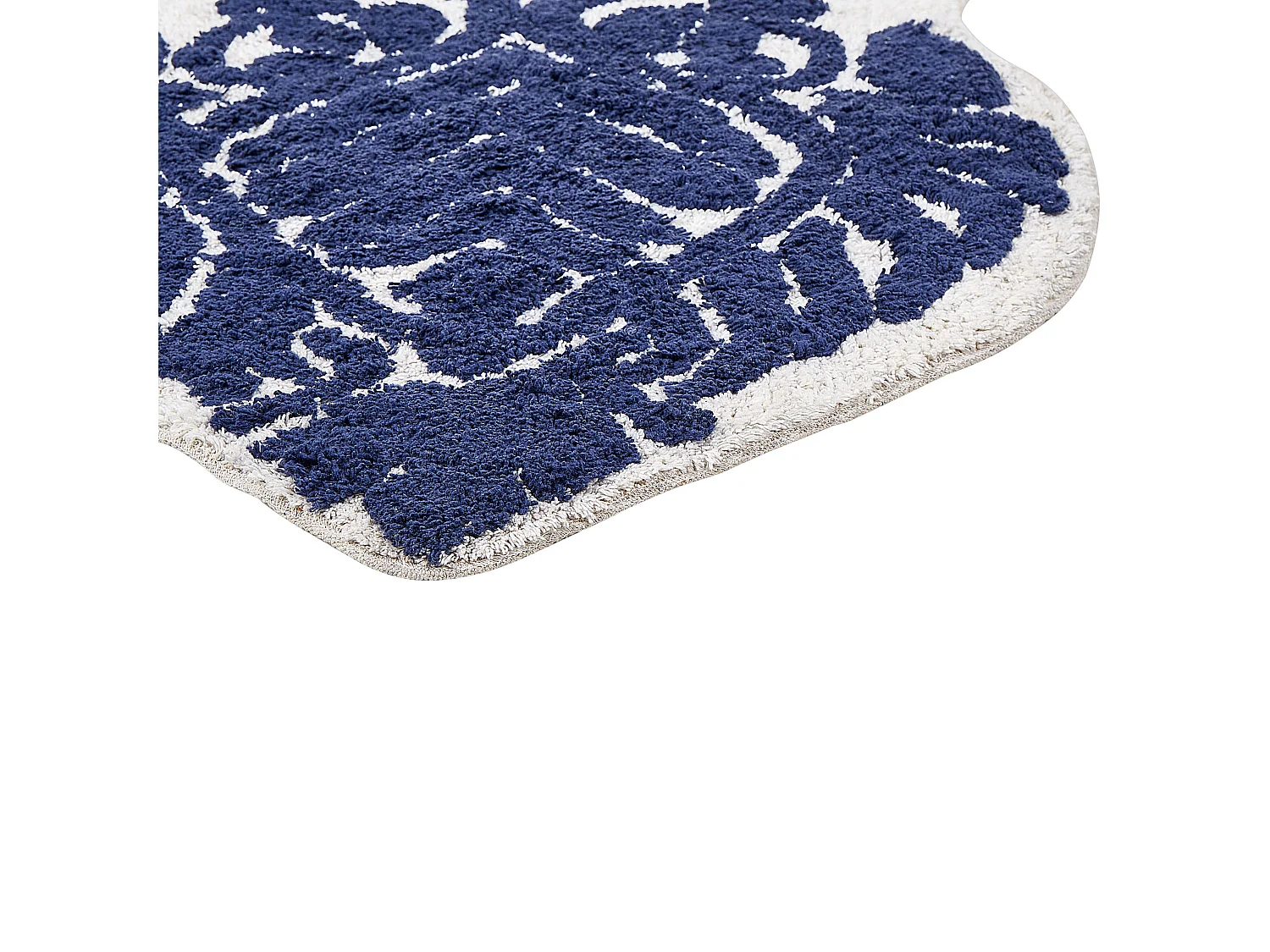 Tapis de bain CANBAR Bleu marine 150 x 60 cm Coton