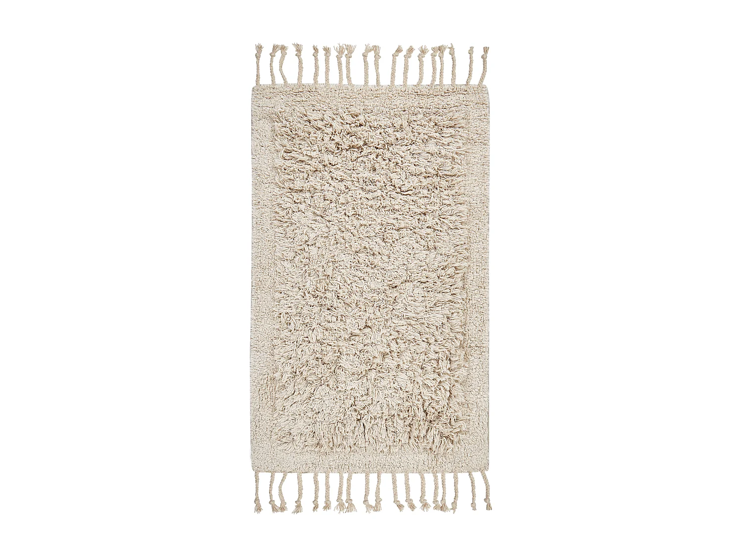 Badematte OLTAN 50 x 80 cm Baumwolle Beige