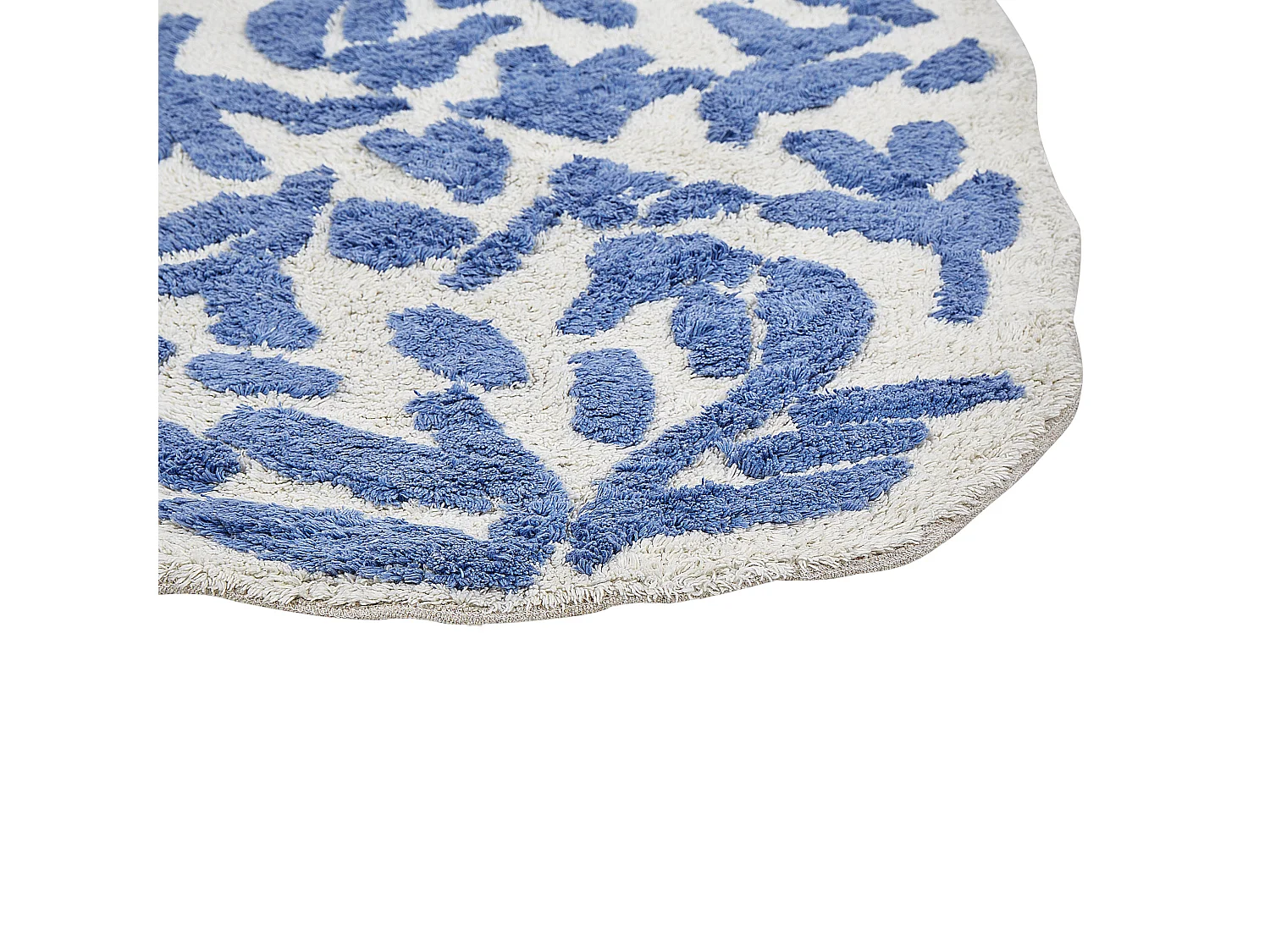 Badmat DERIK 60 x 90 cm Katoen Blauw