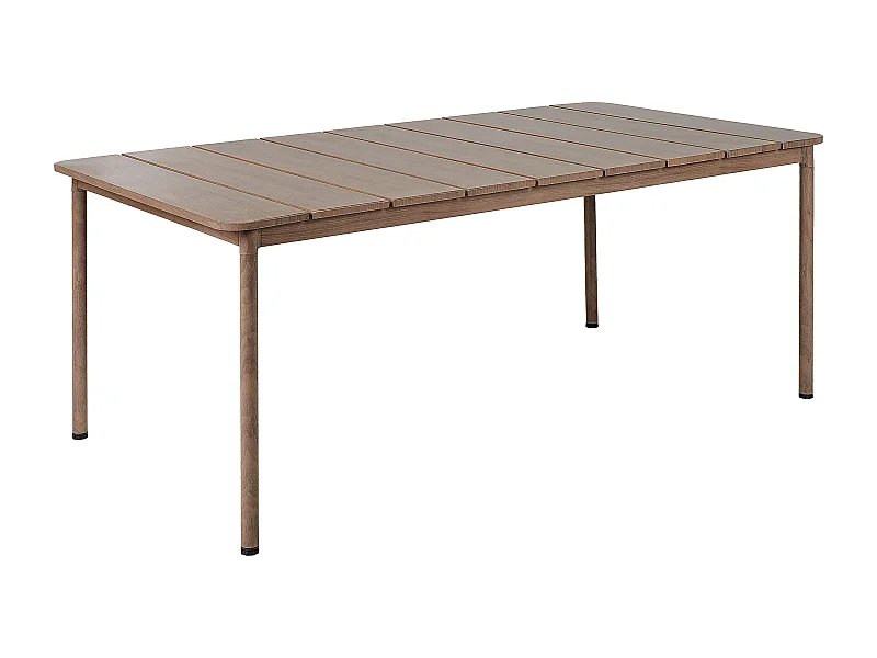 Tavolo da pranzo da giardino FLAVIA 185 cm 96 cm Metallo Marrone