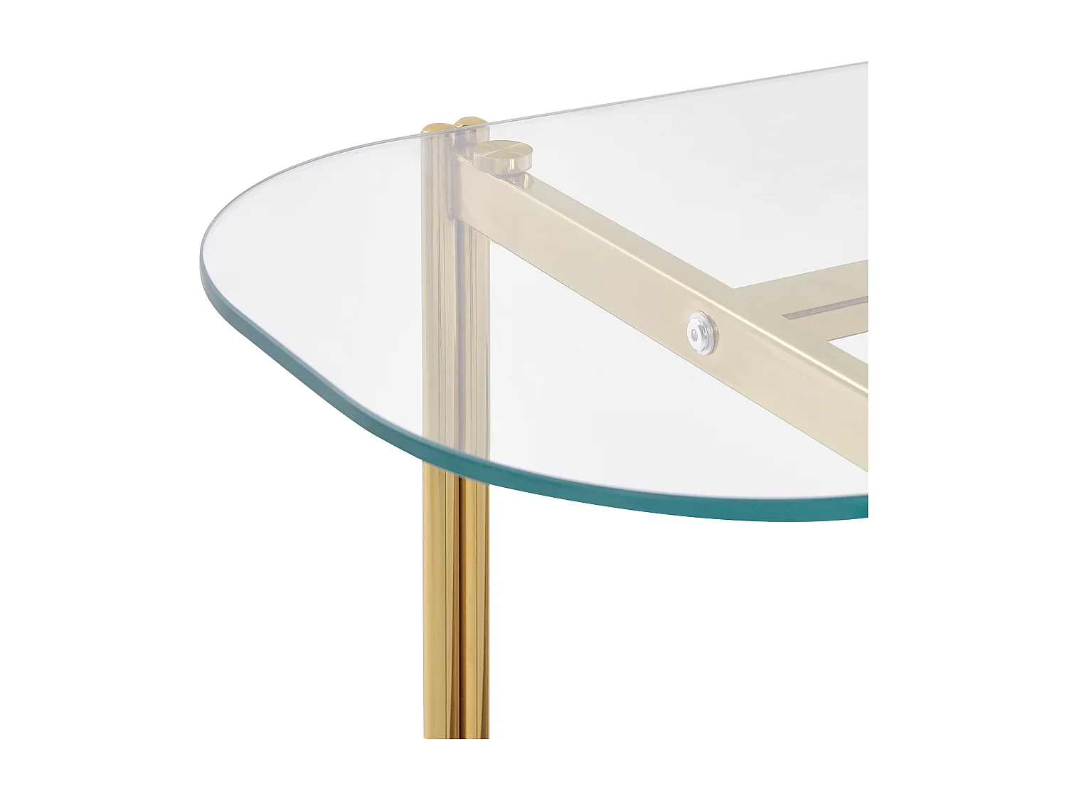 Consoletafel LOVELL Veiligheidsglas Goud