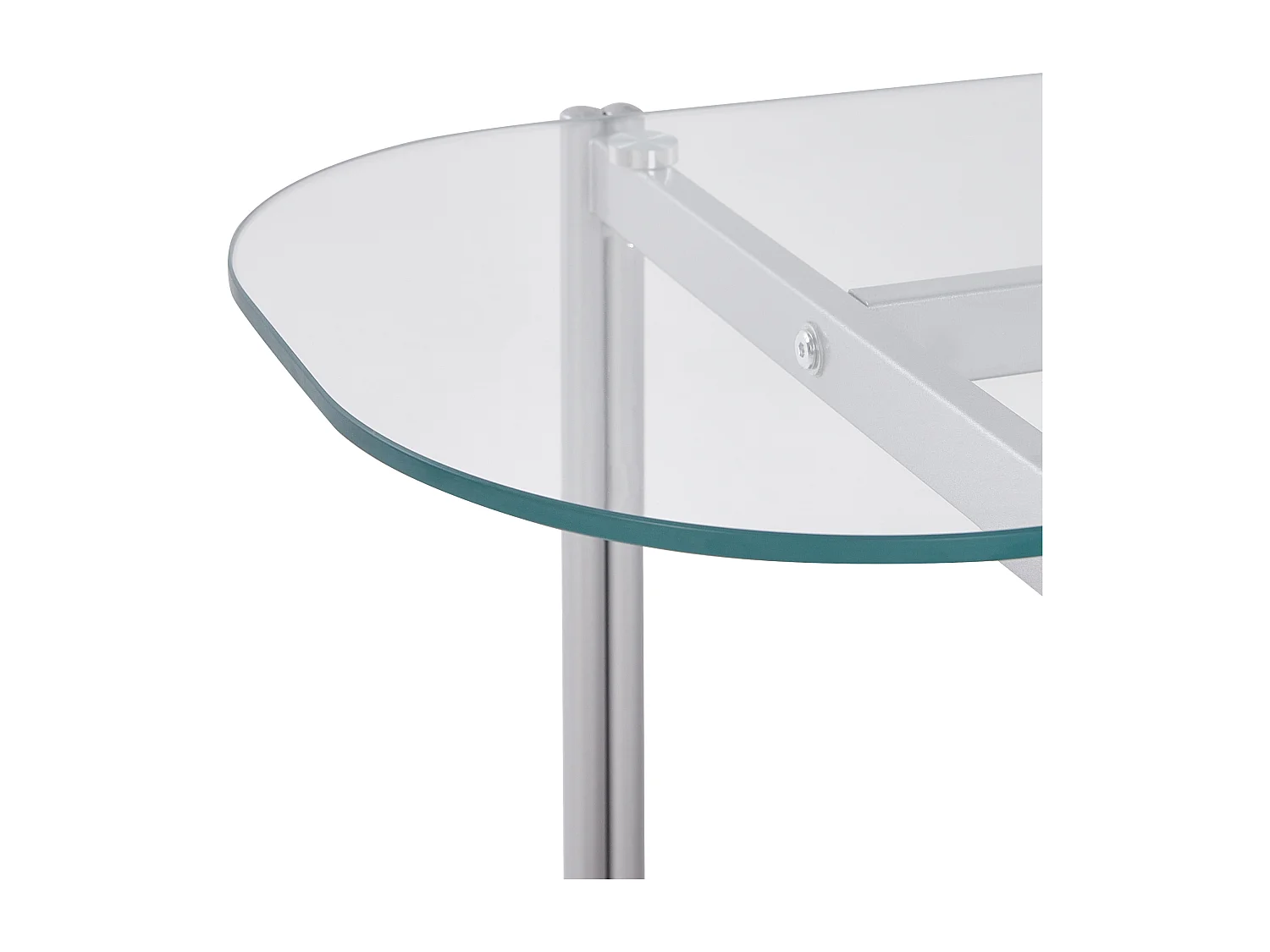 Consoletafel LOVELL Veiligheidsglas Zilver