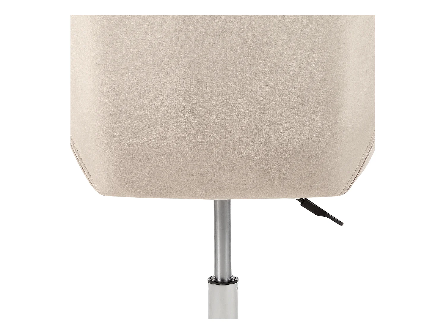 Schreibtischstuhl drehbar LABELLE Samtstoff Beige