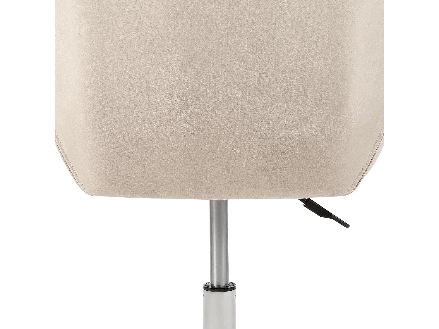 Schreibtischstuhl drehbar LABELLE Samtstoff Beige
