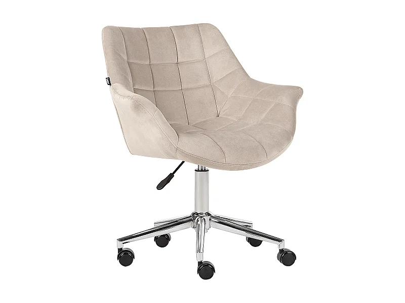 Bureaustoel Fluweel Beige LABELLE