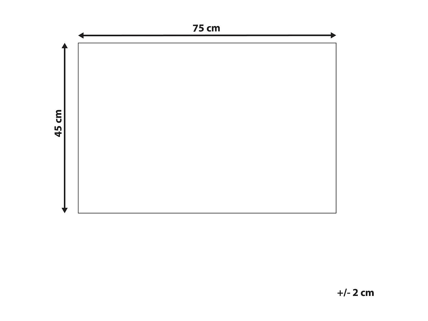 Fussmatte TANDYKUL 45 x 75 cm Naturfarben