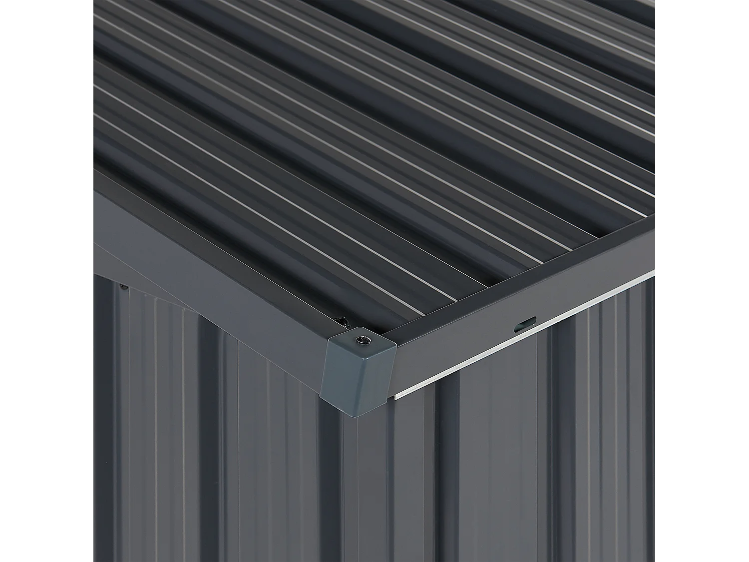 Remise à outils MOENA 158 cm 96 cm Gris graphite