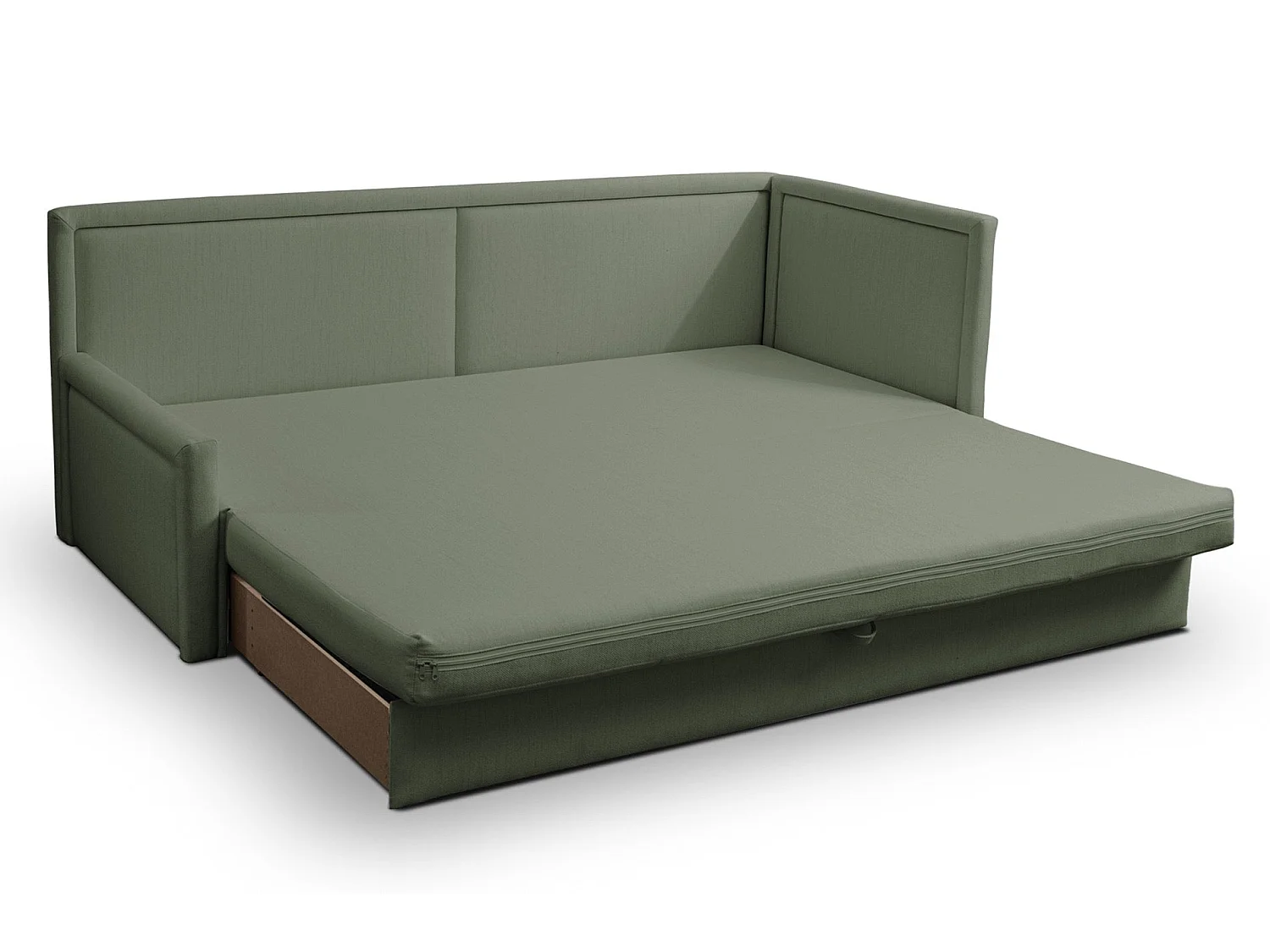 Tienerbed met opbergruimte - saliegroen - CAPRILI